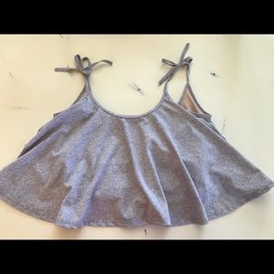 Kortni Jeane Light Heather Gray Medium Swing Top